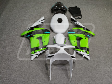Kawasaki ZX-6R 03-04 Gloss Green and White