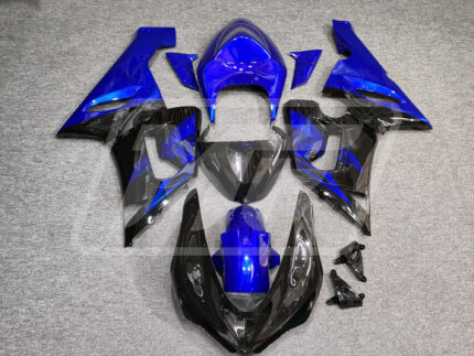Kawasaki ZX-6R 05-06 Gloss Black and Blue
