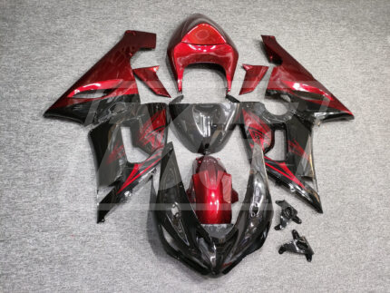 Kawasaki ZX-6R 05-06 Gloss Black and Red