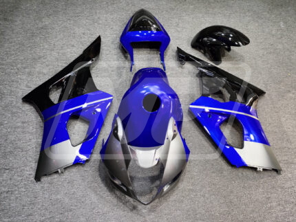Suzuki GSXR1000 03-04 Blue Silver and Black