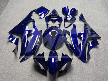 Yamaha R6 2008-2016 Gloss Blue Carbon Fiber Style ABS Fairings | Monster Fairings