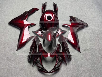 Suzuki GSXR 600-750 2011-2026 Gloss Dark Candy Red ABS Fairings | Monster Fairings