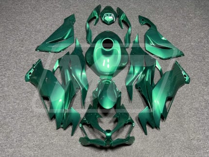 Kawasaki ZX6R 2019-2023 Gloss Emerald Green ABS Fairings | Monster Fairings