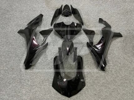 Yamaha R1 2015-2019 Gloss Black with Red Flakes ABS Fairings | Monster Fairings