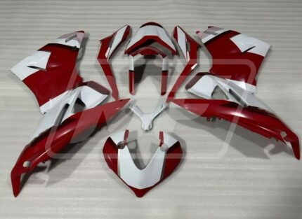 Ducati 950 2021-2023 Gloss Red & White ABS Fairings | Monster Fairings