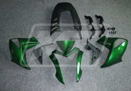 Kawasaki ER-6N 2009-2010 Gloss Green & Black ABS Fairings | Monster Fairings