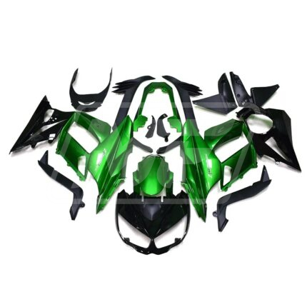 Kawasaki Z1000SX 2010-2016 Gloss Green & Black ABS Fairings | Monster Fairings