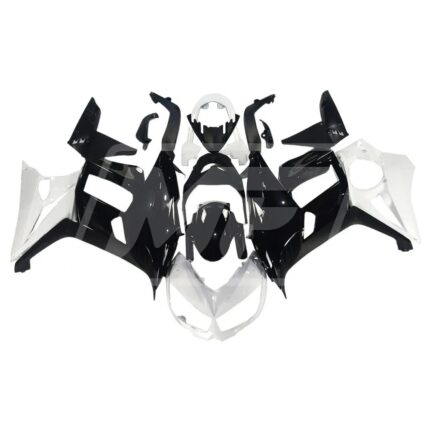 Kawasaki Z1000SX 2010-2016 Gloss Black & White ABS Fairings | Monster Fairings
