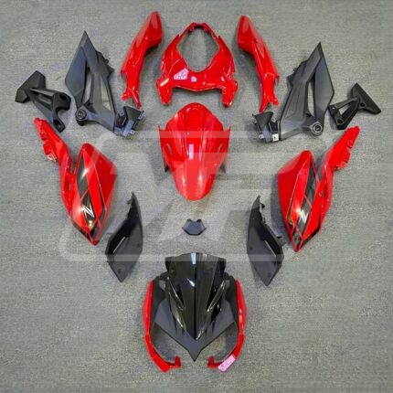 Kawasaki Z400 2018-2024 Gloss Red & Black ABS Fairings | Monster Fairings