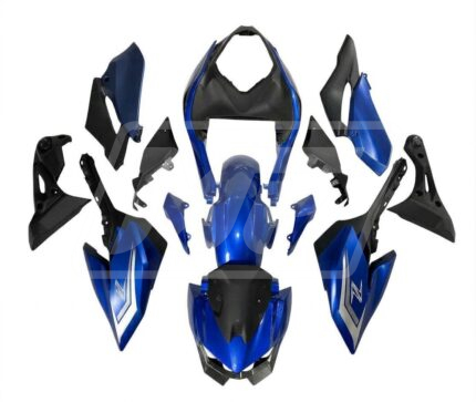 Kawasaki Z500 2025-2026 Gloss Black & Blue ABS Fairings | Monster Fairings