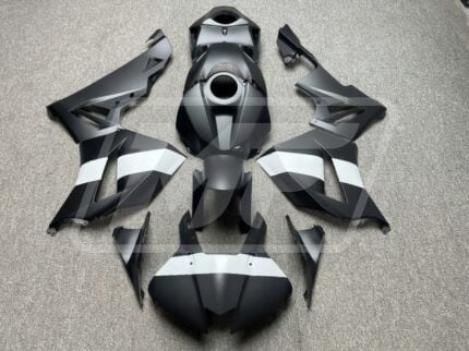 Honda CBR600RR EU 2024-2026 Matte Black with White ABS Fairings | Monster Fairings