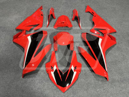 (IN STOCK) Honda CBR500R 2022-2023 Gloss Red Black & White ABS Fairings