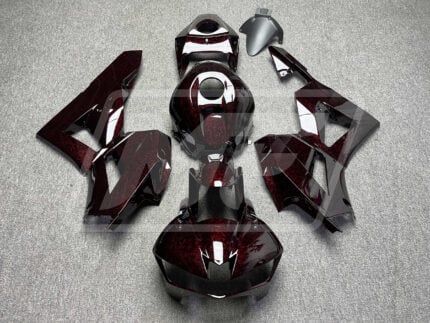 Honda CBR600RR 2013-2026 Gloss Red Forged Carbon Fiber Style ABS Fairings | Monster Fairings