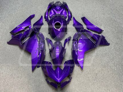 Kawasaki Ninja 500 2024-2027 Gloss Purple ABS Fairings | Monster Fairings